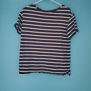 Old Navy Top Size Small Striped Short Sleeve Knit